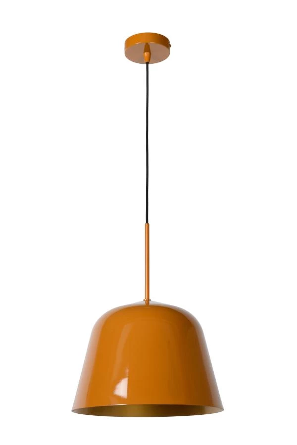 Lucide MISHA - Pendant light - Ø 31 cm - 1xE27 - Ocher Yellow - off